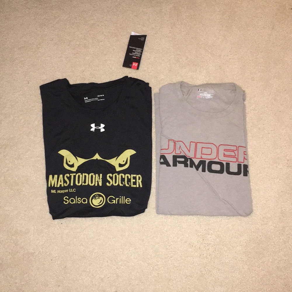 Two Under Armour Shirts
